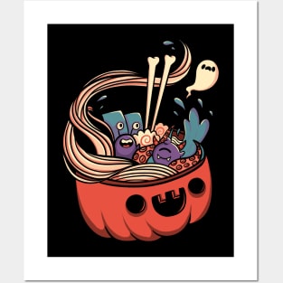 Monster Bowl Halloween Pumpkin by Tobe Fonseca Posters and Art